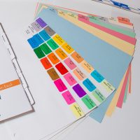 Tab Index Services | Custom printed index tab dividers